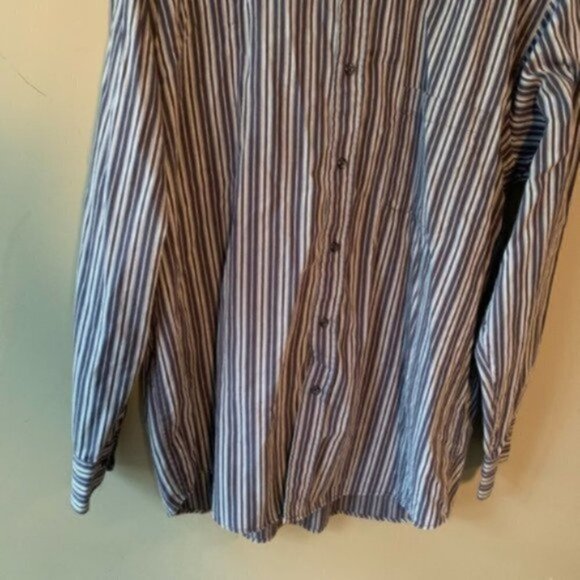 Beverly Hills Polo Club Button Down Shirt Striped - Picture 5 of 8